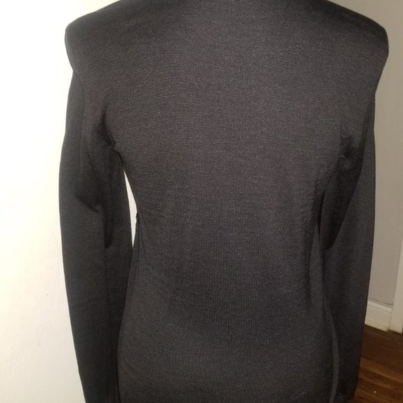 Magashoni Black/Silver Sequin Sweater - Size S - Picture 3 of 4